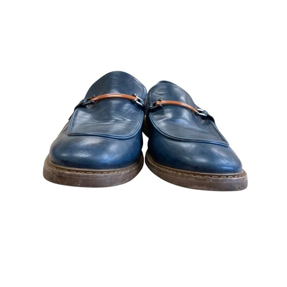 Todd Welsch Mens Blue Slip-On Faux Leather Loafers Size 12D main image 11